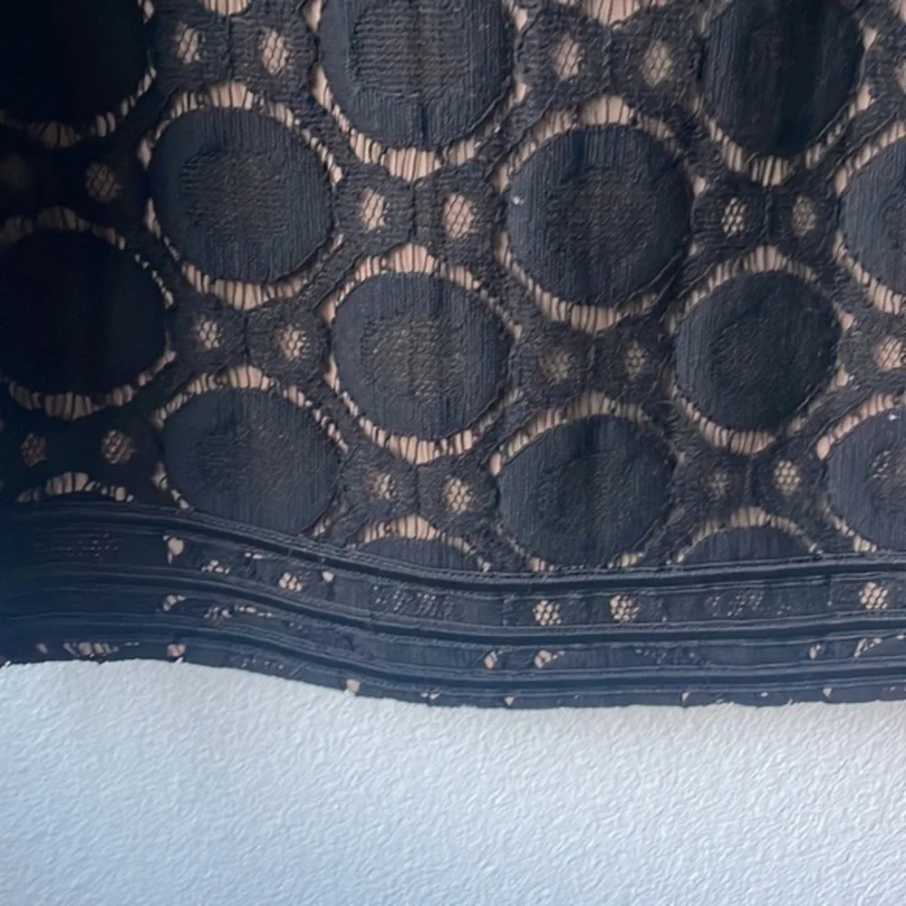 Tory Burch top size 2 Top Black lace unique top